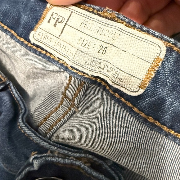 Free People Dominica Printed Flare Jeans (rare) - Picture 10 of 10